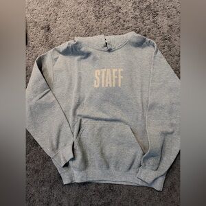 Gray 'STAFF' Sweatshirt